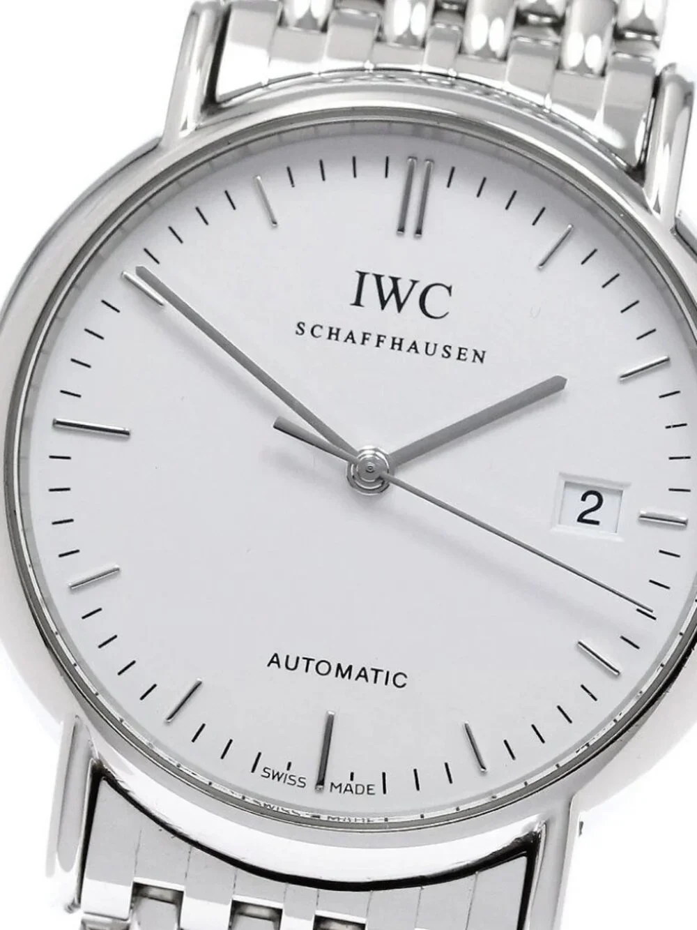 IWC SCHAFFHAUSEN Portofino Date white Dial Automatic Men's Watch_965557